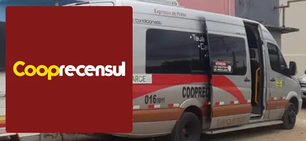 Logo e ônibus da Cooprecensul