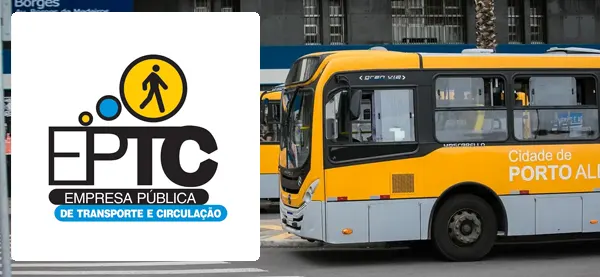 Logo e ônibus da EPTC
