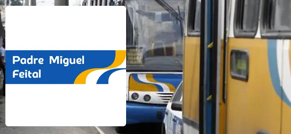 Logo e ônibus da Feital Transportes