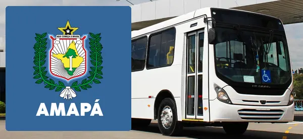 Logo e ônibus da Intermunicipal Amapá