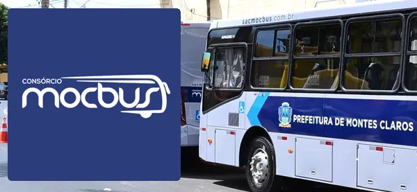 Logo e ônibus da Mocbus