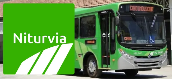 Logo e ônibus da Niturvia