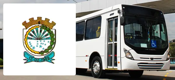 Logo e ônibus da Prefeitura de Capinzal