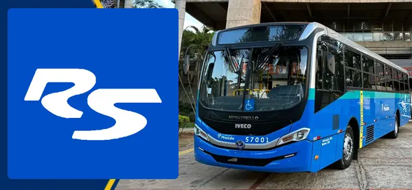 Logo e ônibus da Rápido Sumaré (Piracicaba) / TUPi