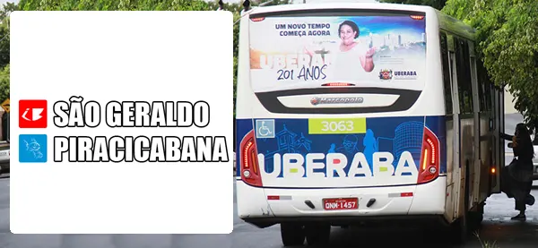 Logo e ônibus da São Geraldo / Piracicabana