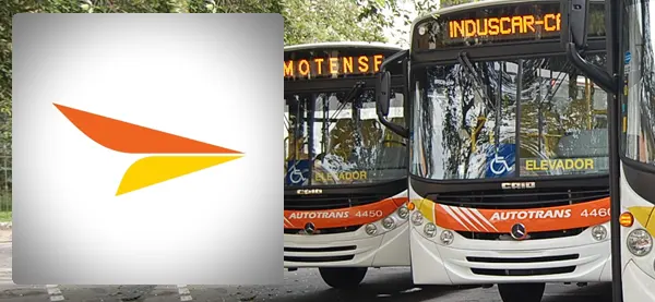 Logo e ônibus da Saritur / Autotrans Timóteo