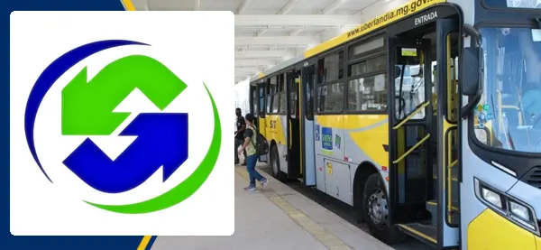 Logo e ônibus da SIT Uberlândia