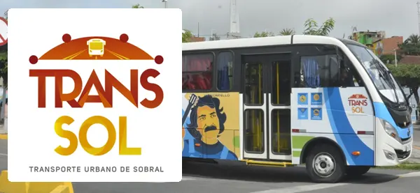 Logo e ônibus da Transsol