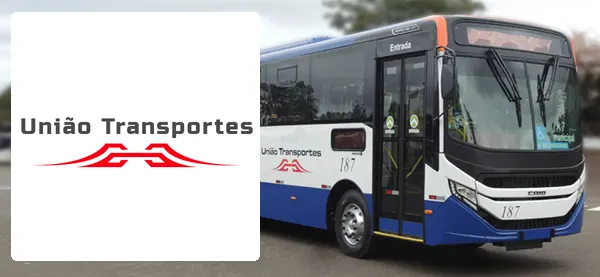 Logo e ônibus da União Transportes Várzea Grande